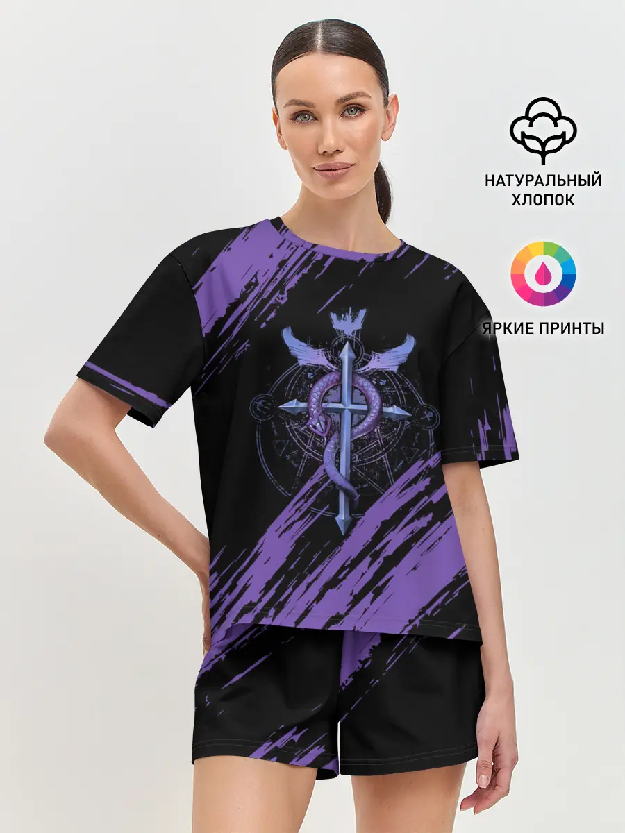 Женская пижама с шортами / Стальной алхимик