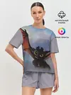 Женская пижама с шортами / Беззубик