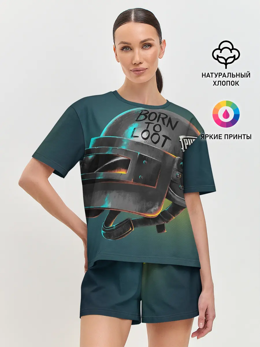 Женская пижама с шортами / PUBG