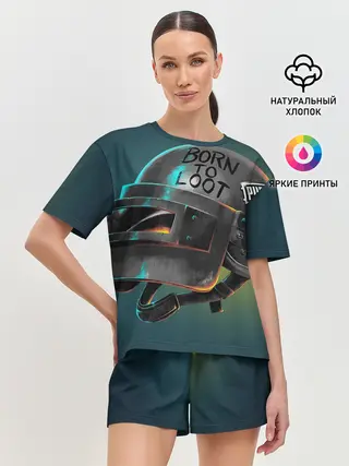 Женская пижама с шортами / PUBG