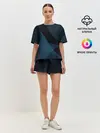 Женская пижама с шортами / Сетка