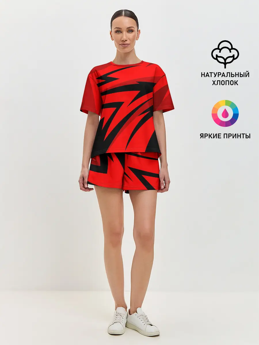 Женская пижама с шортами / Swift red pointer