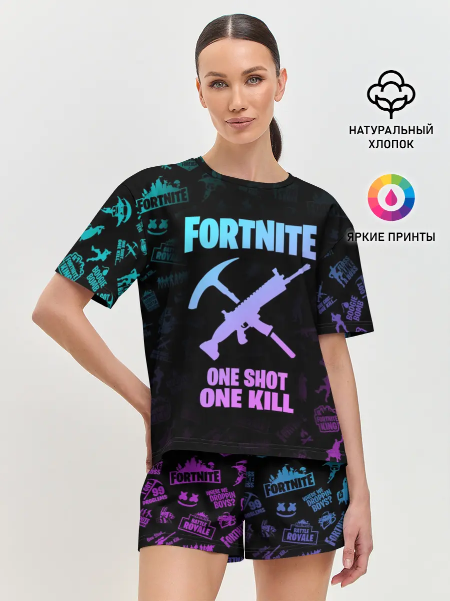 Женская пижама с шортами / FORTNITE