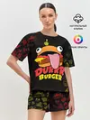 Женская пижама с шортами / Fortnite Durrr Burger