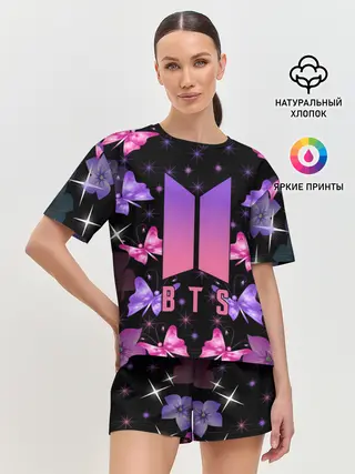 Женская пижама с шортами / BTS