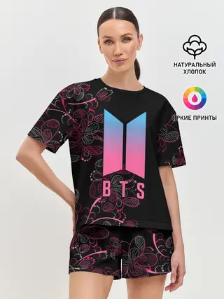 Женская пижама с шортами / BTS