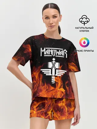 Женская пижама с шортами / Manowar