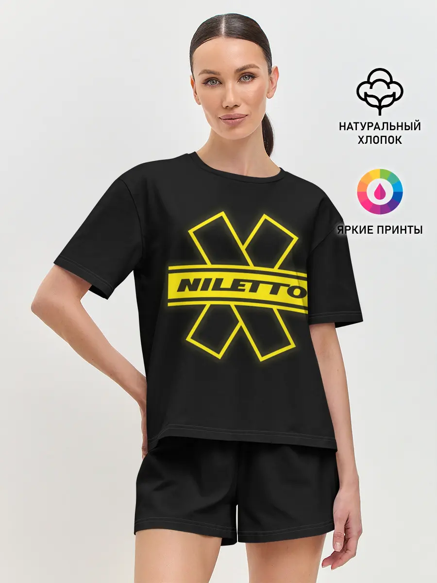 Женская пижама с шортами / NILETTO