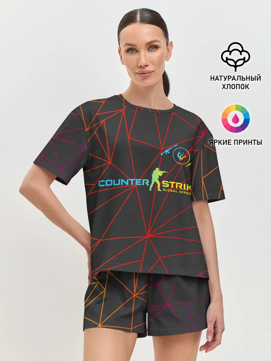Женская пижама с шортами / CSGO