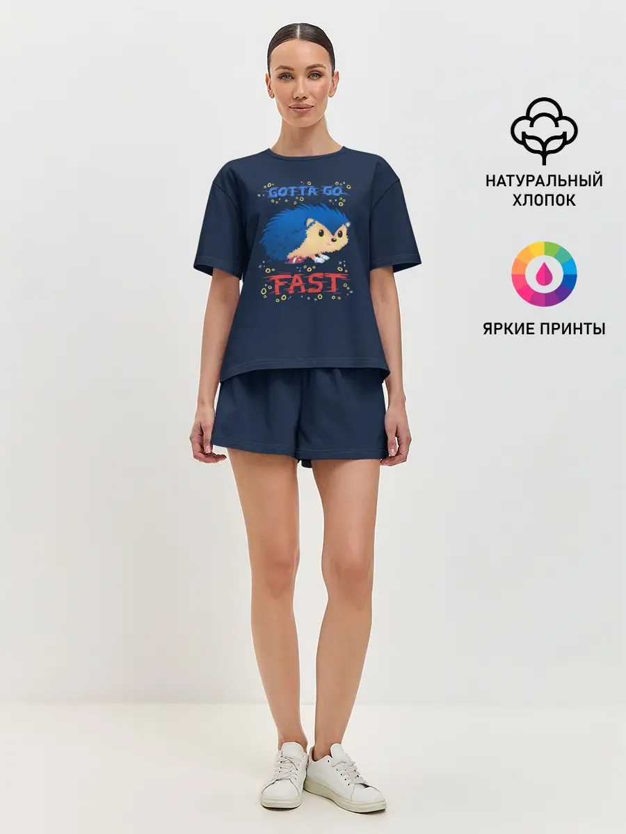 Женская пижама с шортами / SONIC | СОНИК