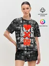Женская пижама с шортами / LOVE DEATH ROBOTS