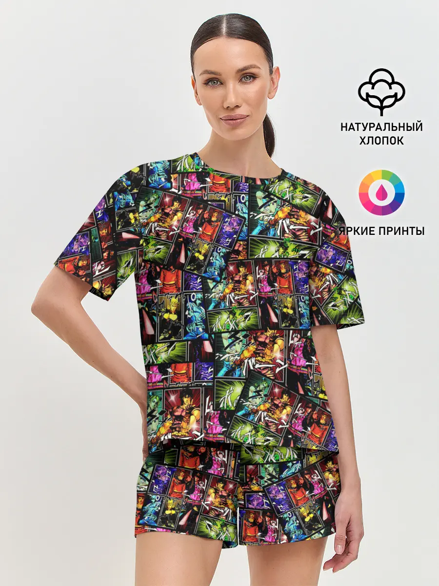 Женская пижама с шортами / JoJo Bizarre Adventure