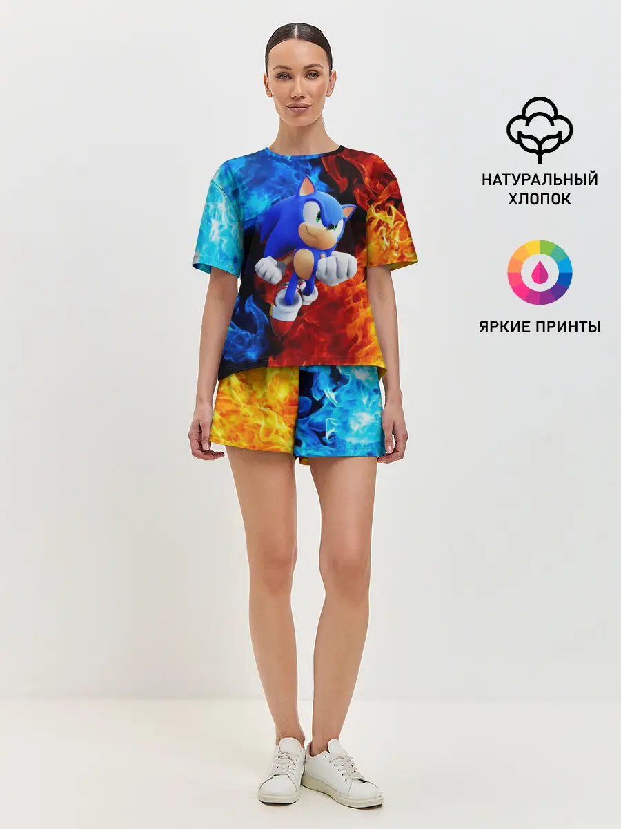 Женская пижама с шортами / SONIC