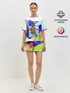Женская пижама с шортами / Сноуборд