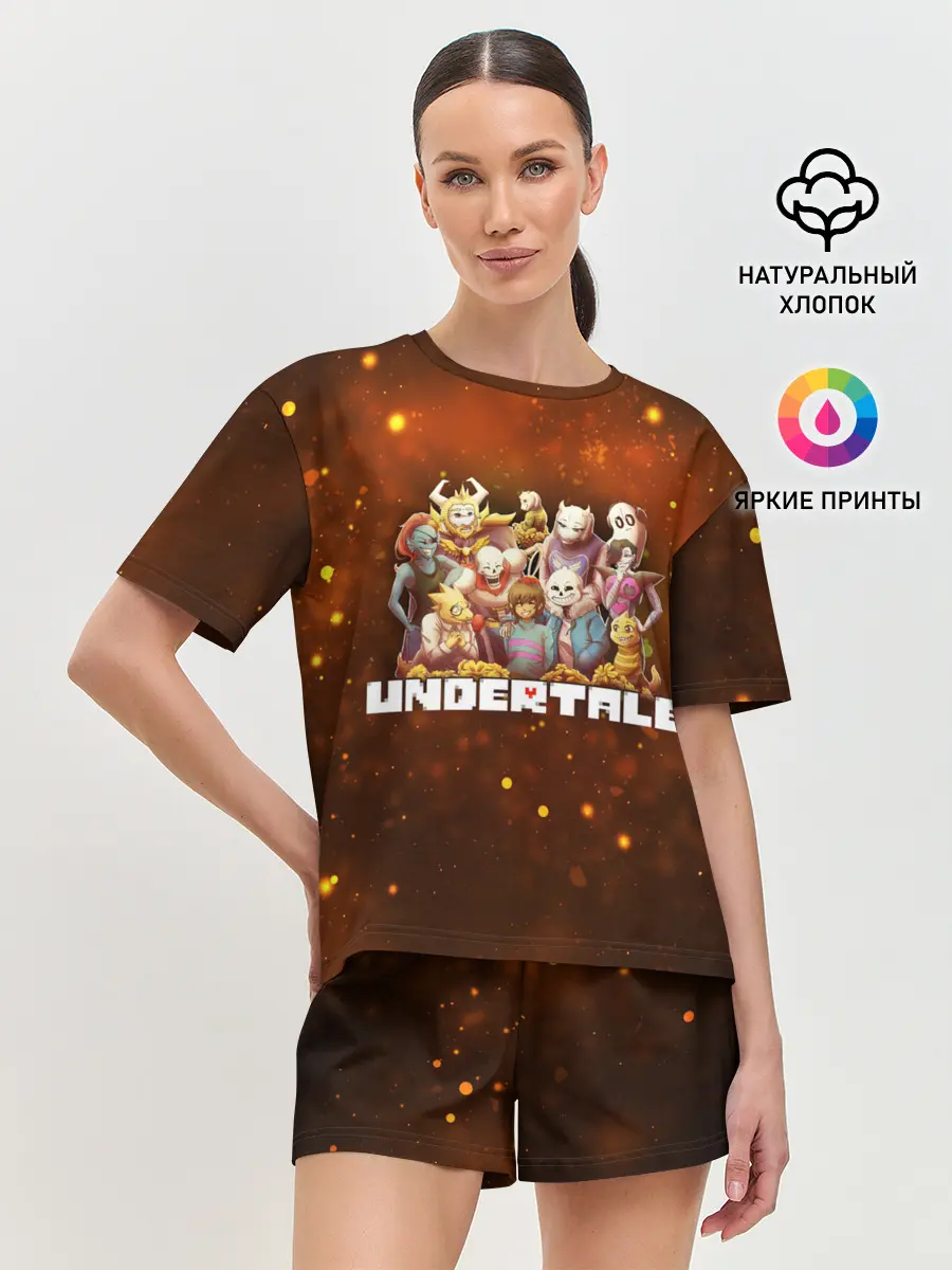 Женская пижама с шортами / UNDERTALE