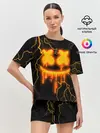 Женская пижама с шортами / Marshmello
