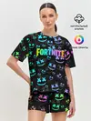 Женская пижама с шортами / Fortnite & Marshmello