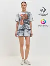 Женская пижама с шортами / rolling stones
