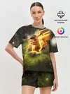 Женская пижама с шортами / Детектив Пикачу