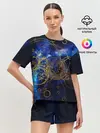 Женская пижама с шортами / Space Geometry