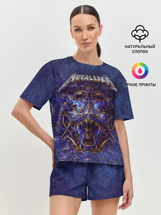 Женская пижама с шортами / Metallica