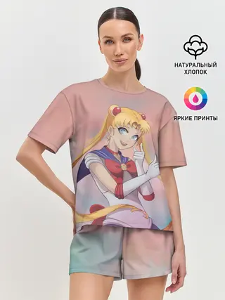 Женская пижама с шортами / СЕЙЛОР МУН