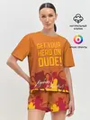 Женская пижама с шортами / Get your hero on DUDE