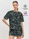 Женская пижама с шортами / Камуфляж