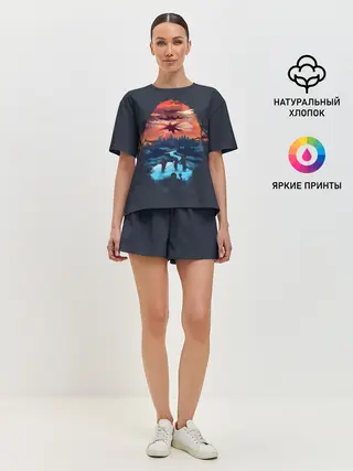 Женская пижама с шортами / Очень Странные Дела