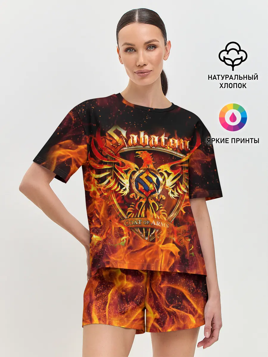 Женская пижама с шортами / SABATON / САБАТОН