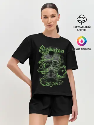 Женская пижама с шортами / SABATON.