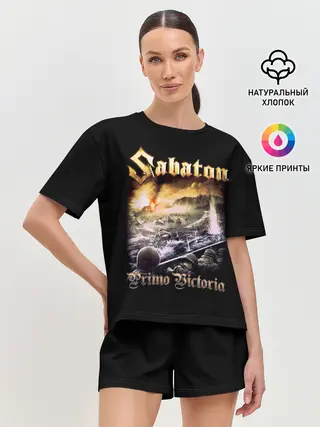 Женская пижама с шортами / SABATON.