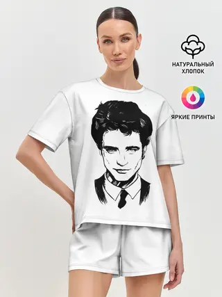 Женская пижама с шортами / РОБЕРТ ПАТТИНСОН