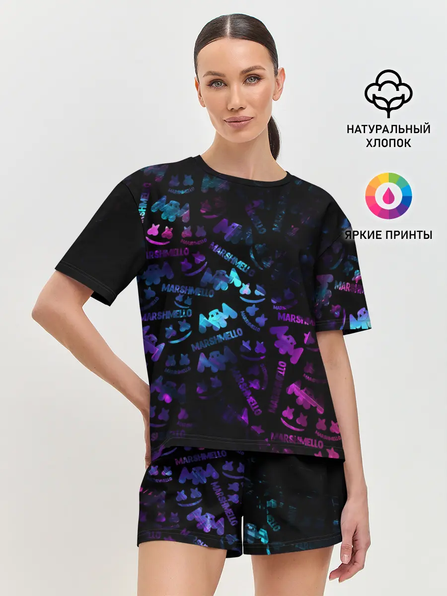 Женская пижама с шортами / MARSMELLO