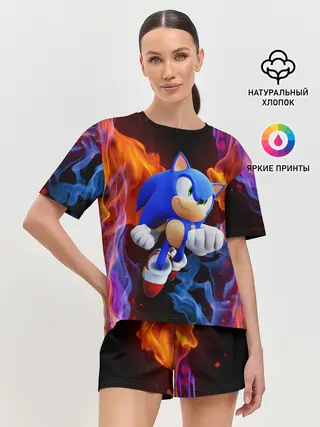Женская пижама с шортами / SONIC