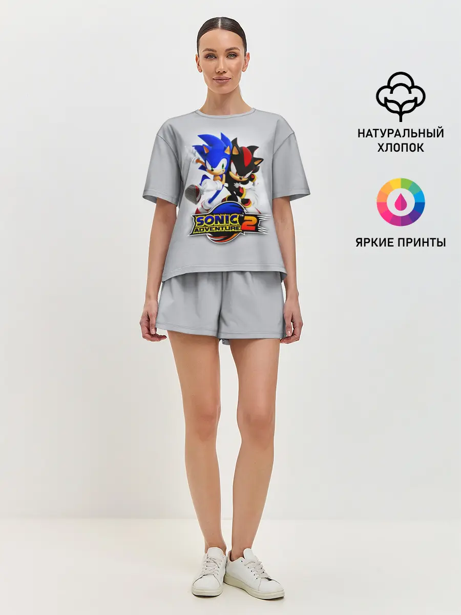 Женская пижама с шортами / SONIC & SHADOW