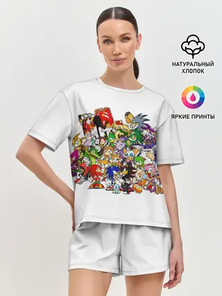 Женская пижама с шортами / SONIC