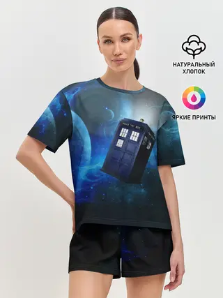 Женская пижама с шортами / ТАРДИС