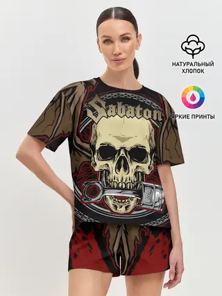 Женская пижама с шортами / SABATON