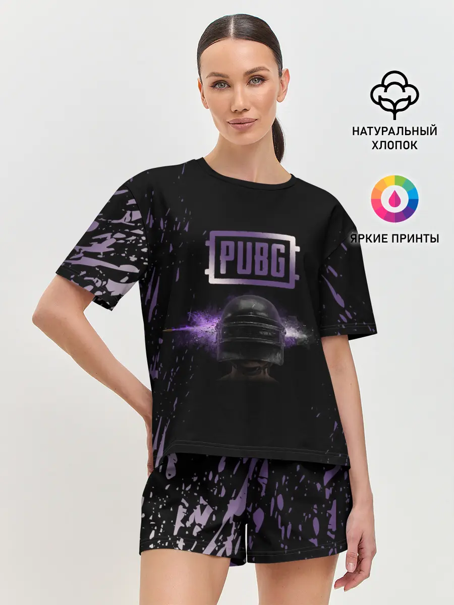 Женская пижама с шортами / PUBG