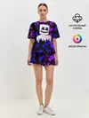 Женская пижама с шортами / Marshmello