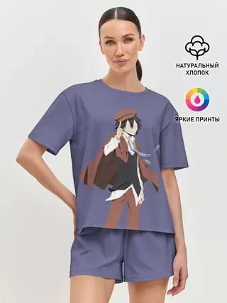 Женская пижама с шортами / Ranpo Edogawa