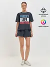 Женская пижама с шортами / TOKENS LIFE MATTERS