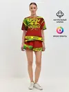 Женская пижама с шортами / 2020-nCoV Коронавирус
