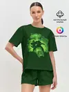 Женская пижама с шортами / Бульбазавр Эша