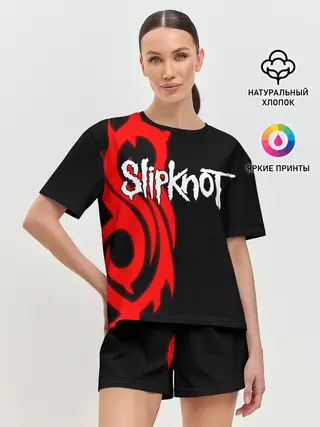 Женская пижама с шортами / Slipknot