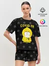 Женская пижама с шортами / COVID-19 Южный парк