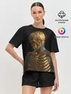 Женская пижама с шортами / Скелет В Золоте