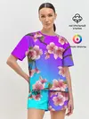 Женская пижама с шортами / САКУРА ВИШНЯ