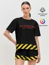 Женская пижама с шортами / СОБЛЮДАЙ ДИСТАНЦИЮ